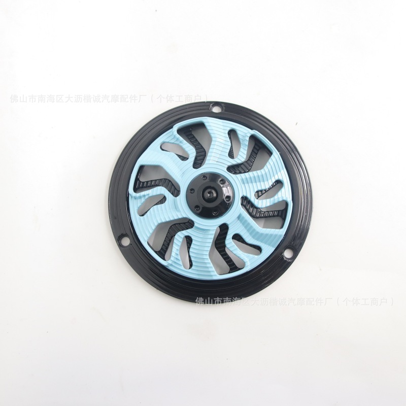 适用VESPA春天150冲刺150改装发动机旋转风扇盖散热器装饰保护罩|undefined