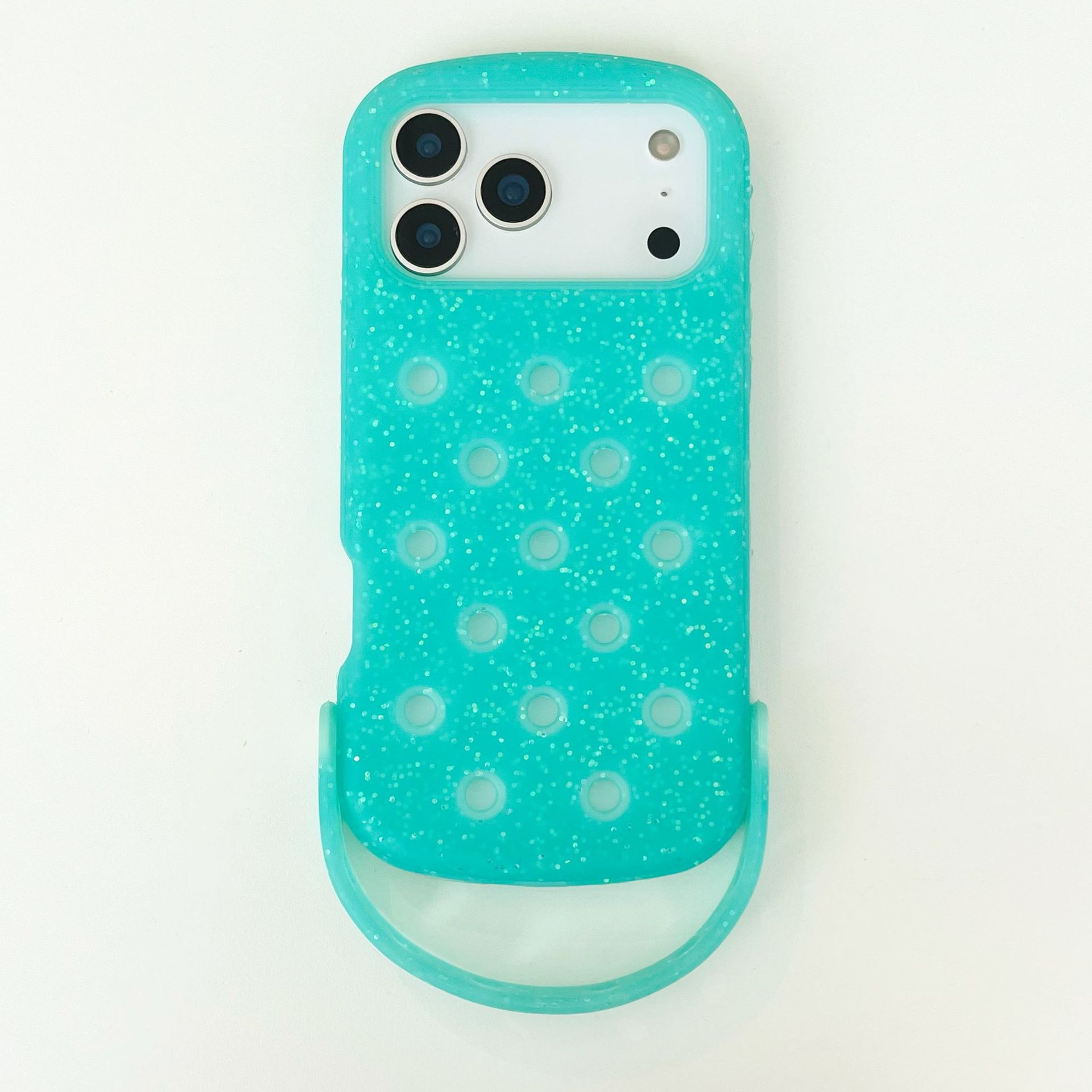 Aplicable para iPhone17ProMax zapatillas agujero agujero estuche de teléfono celular disipación de calor silicona protector a prueba de caídas Apple 17Pro