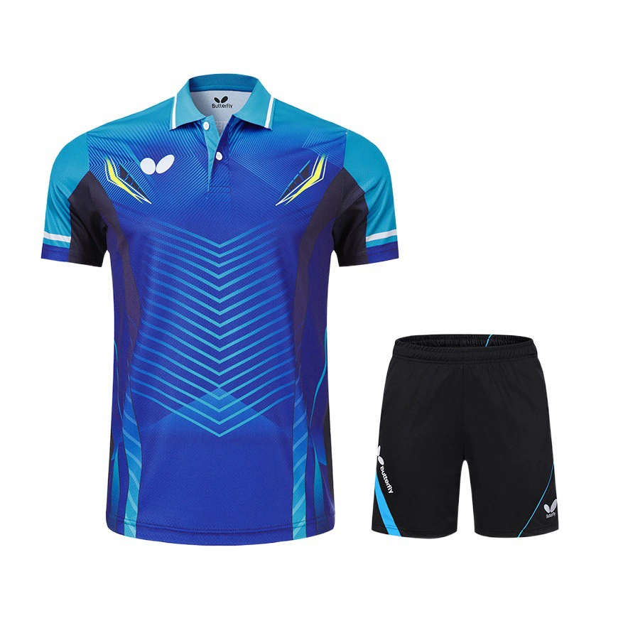 2021 Новая одежда для настольного тенниса Butterfly Мужская и женская одежда Одежда для соревнований Одежда для пинг-понга Тренировочная одежда Учащиеся начальной школы Групповая покупка командной одежды