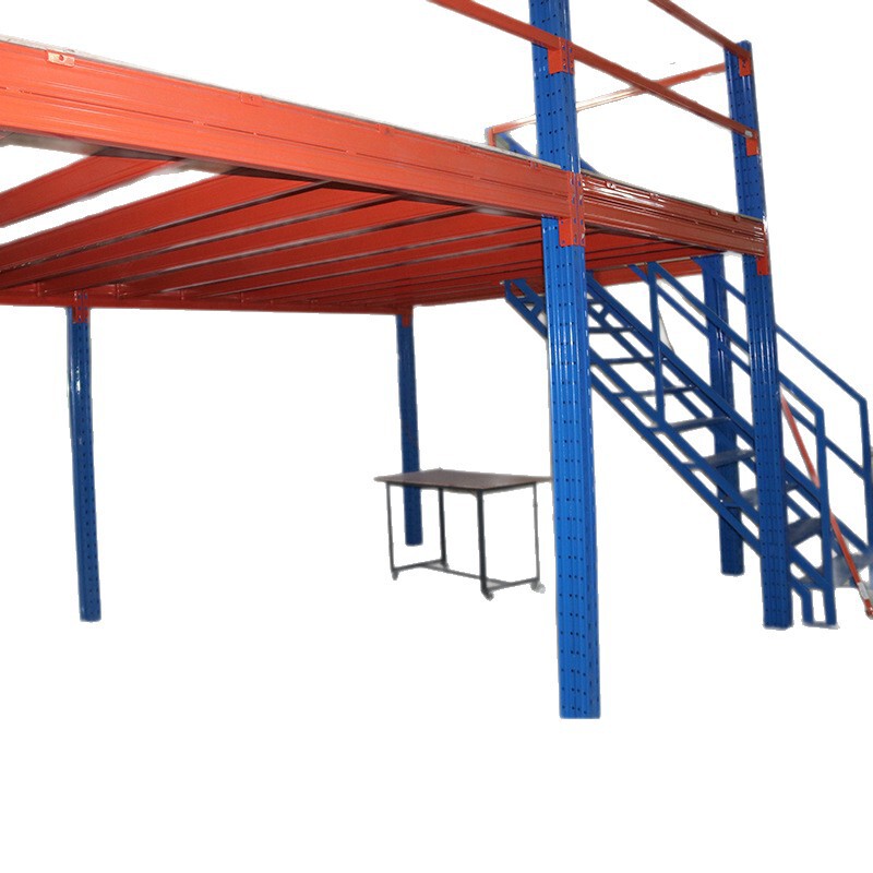 ロフト棚取り外し可能な工場オフィス倉庫2階建てロフトプラットフォーム卸売ヘビーデューティ倉庫棚|undefined