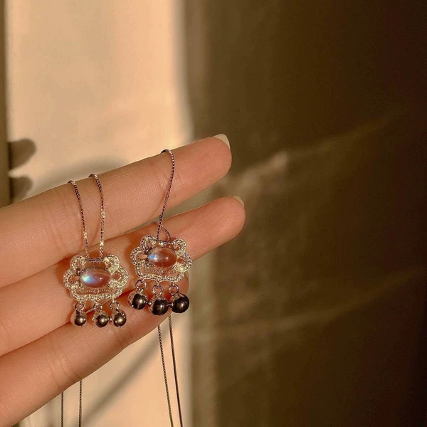 Nst-0012-long-life lock necklace