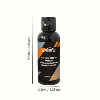 Cross-border car headlight repair liquid car lamp oxidation yellowing scratch fuzzy brightening electroplating coating renovation repair agent (Auto glass repair liquid) - 50ml-car-headlight-repair-agent