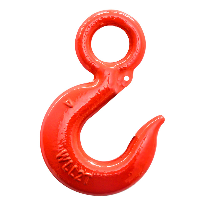 美式货钩（不带舌片）环眼货钩合金钢美式吊钩起重眼型货钩