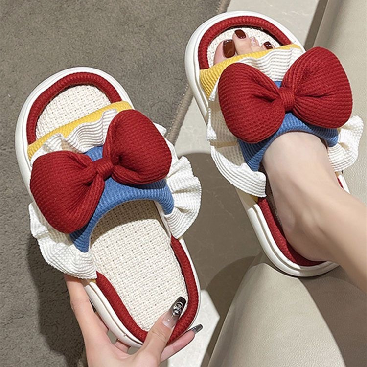 도망간 공주 - 레드 [사계절용 슬리퍼]