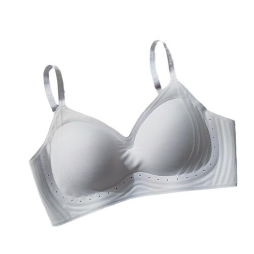 Korean comic breast thickened small breast push-up bra for women with flat chest, special seamless palm cup bra 2024 new product