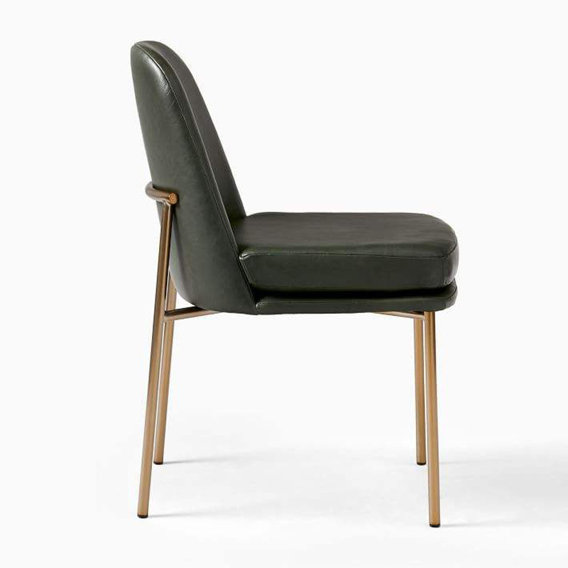 Transfronterizo Lotte exporta sillas de respaldo de hierro forjado sillas de mesa de comedor de lujo ligero sillas de alto nivel sillas de comedor de comercio exterior