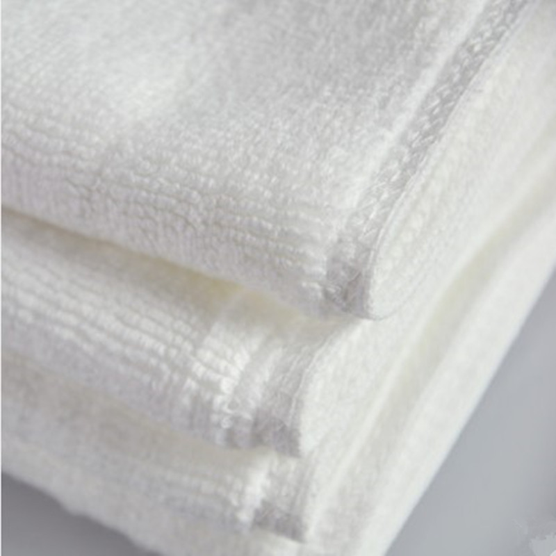 Star Hotel Floor Towel Cotton Bathroom White Towel Floor Mat Beauty Salon Thickeneded Non-Slip 21 Yarn Wholesale