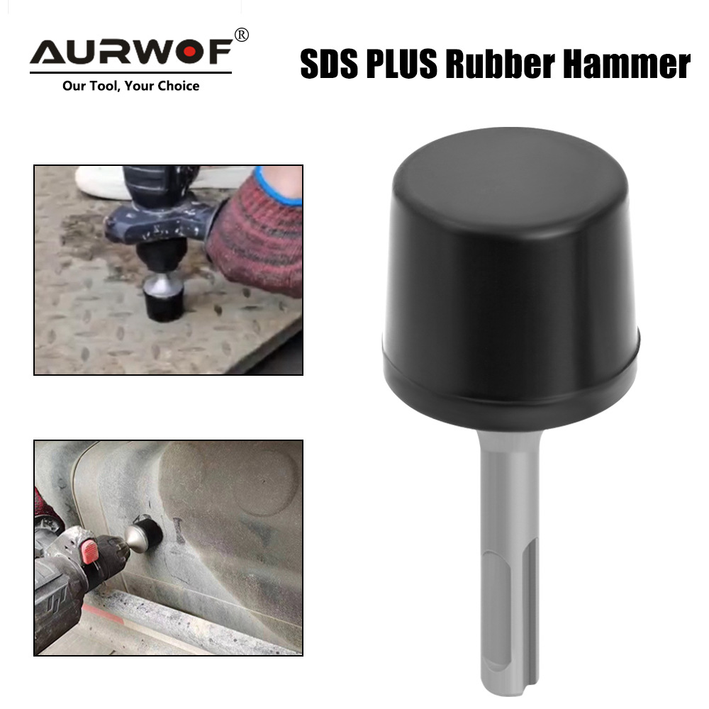 橡胶动力锤圆柄平面安装敲击锤管道清理锤头安装方便