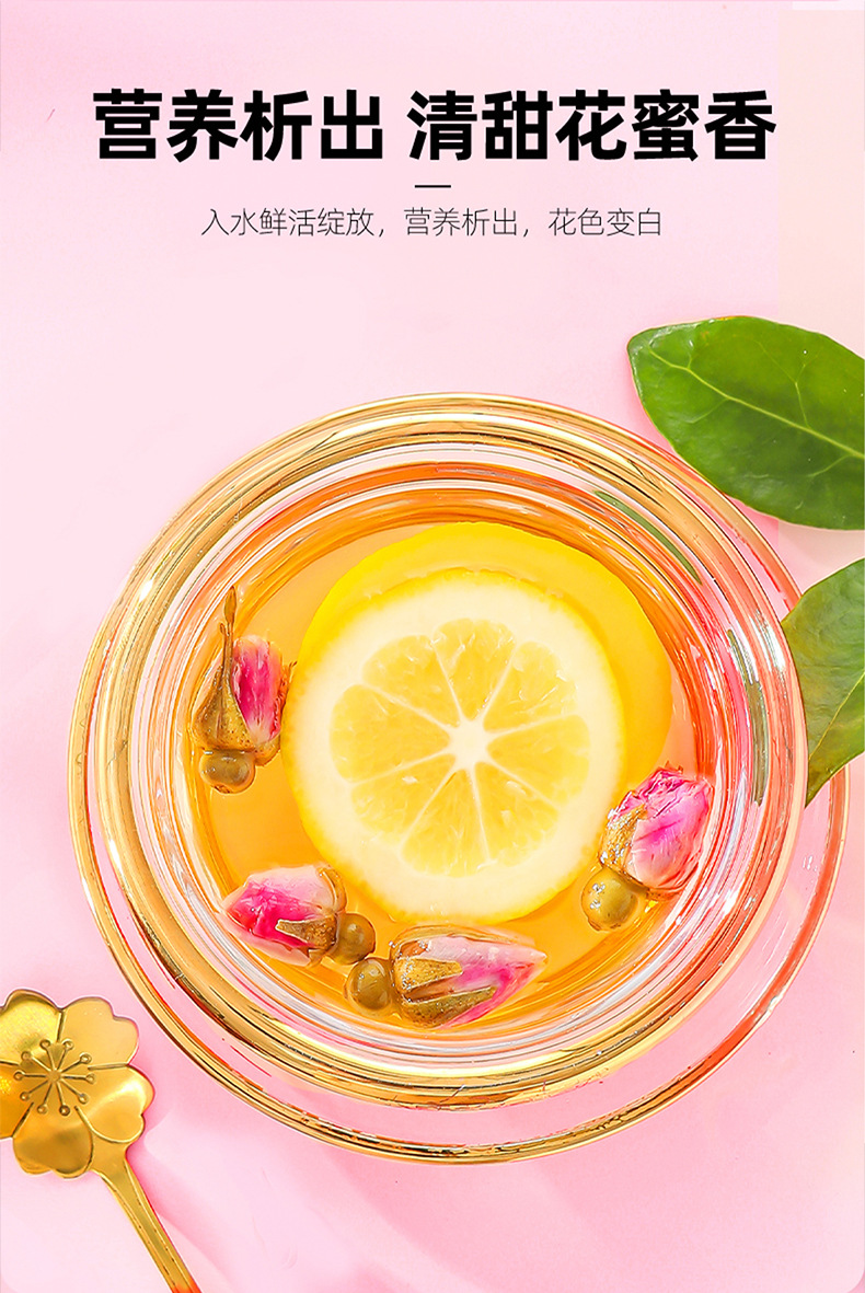 Dried Rose Bud Tea 50g Double Petal Rosebuds Meigui Hua Loose Herbal Floral Tea quality and texture