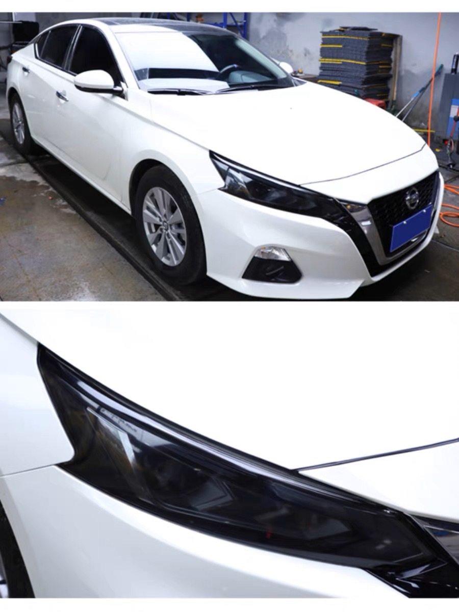Suitable for 23-26 Nissan Z RZ34 blackened headlight film, all series transparent color change film NISSAN Sylphy-TPU