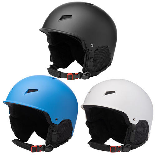 New Ski Helmet Windproof Ear Protection Warm Adult Unisex Single/Snowboard Bike Helmet Winter Snow Helmet