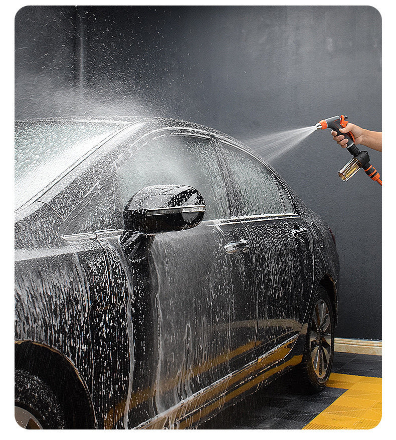 Suitable for high-pressure water guns, car wash nozzles, household car cleaning tools, watering hoses, and hose sets