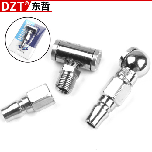 Car tire inflator hose double-ended inflator nozzle motorcycle bicycle bicycle truck hand-operated inflator rod