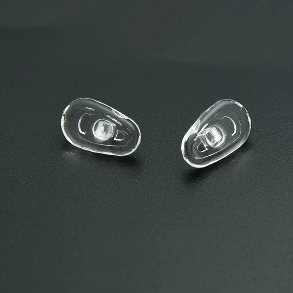Silicone Nose Pads G13G14G15 Universal Screw Melon Seed-Shaped Nose Pads Are Transparent, Soft and Regardless of Left and Right Nose Pads