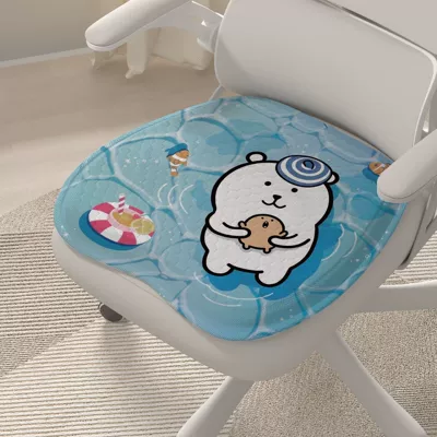 Honeycomb Gel Car Cooling: Cool pad - cool-bear-blue-and-white-striped-hat