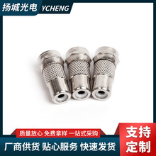 英制F公转RCA母头  F公头转莲花母头有线电视螺纹头转AV转换头