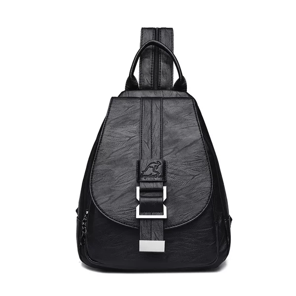 Women's Casual Soft Leather Large Capacity Backpack, Cross-Border Trade Backpack, 2026 New Model Women's Chest Bag, Versatile