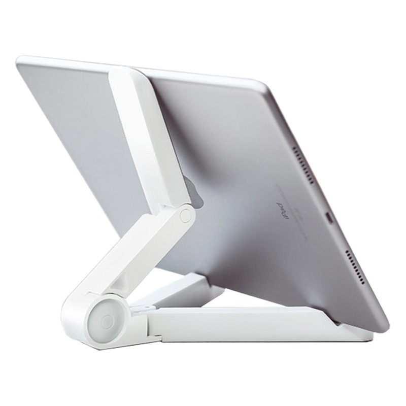 タブレットスタンドはipadの三角スタンドを適用して携帯で折りたたみます。