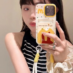 マクドンダンカードホルダーは、Apple 16promax 携帯電話ケース iPhone1513/12 保護カバーストラップ防水に適しています