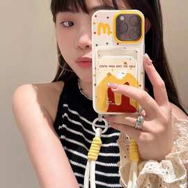麦当当卡包适用苹果16promax手机壳iPhone1513/12保护套挂绳防水