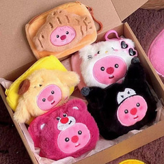 かわいい漫画Loopyルビクリエイティブ小銭入れミニトランペット鯛頭公仔バッグストラップ