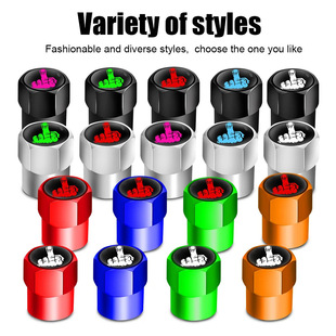 Finger Glue logo Car logo Tire Valve Cap, Dust Cover, Universal for Car, Motorcycle and Bicycle