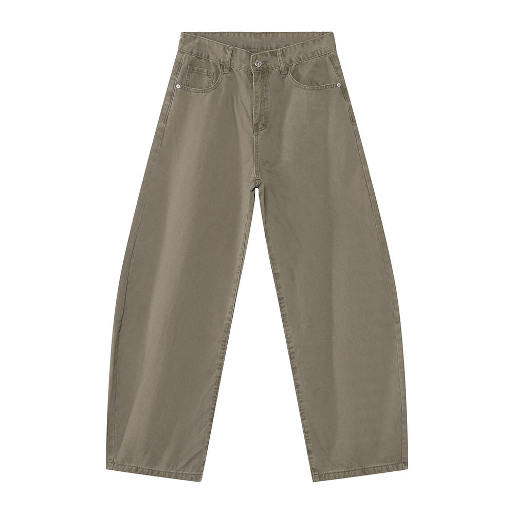 MTLCLOTHES Hombres| Nuevo estilo coreano básico simple de color sólido sensación de caída de plomo de pantalones de macheta relajados casuales