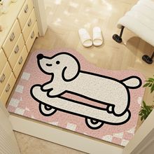 丝圈地垫防滑耐磨门厅入户家用进门脚垫加厚玄关门垫耐脏免洗地毯