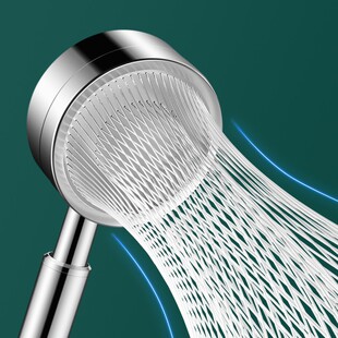 Dropshipping 304 Rust-Proof Handheld Shower Set with Pressure-Boosting Showerhead, Bathroom Hardware, Water-Saving 304 Stainless Steel