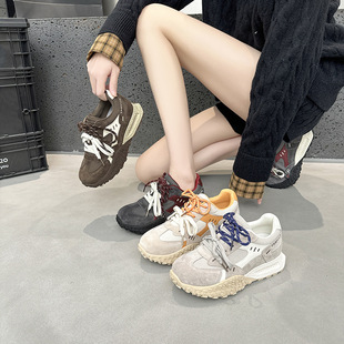 ������6CM͸��Ů���ʵ�ӖЬ2026����ƴɫС��Ь���e�\�ӌW��Ь��