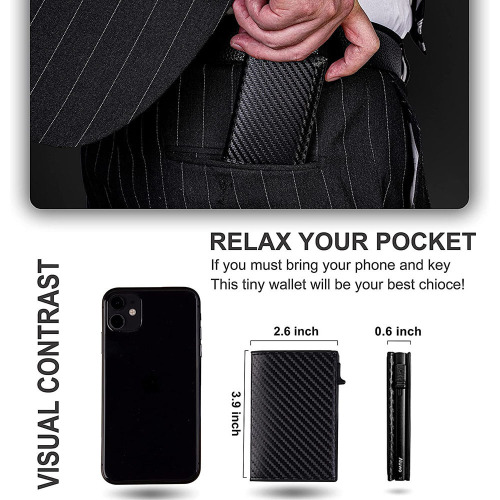Amazon anti-theft card holder multi-functional business men's wallet location tracker airtag card holder