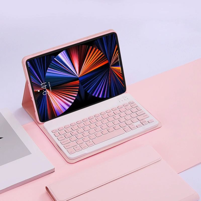 Клавиатурный чехол (Lenovo) Tab M11 TB-330FU/331FC — Bluetooth клавиатура с подсветкой и сенсором, кожаный чехол