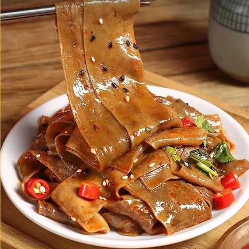 Yulixiang Buckwheat Noodle Skin 122g/bag Non-fried Instant Food Quick Dry Mix Hot and Spicy Sesame Paste Noodle Skin Wholesale