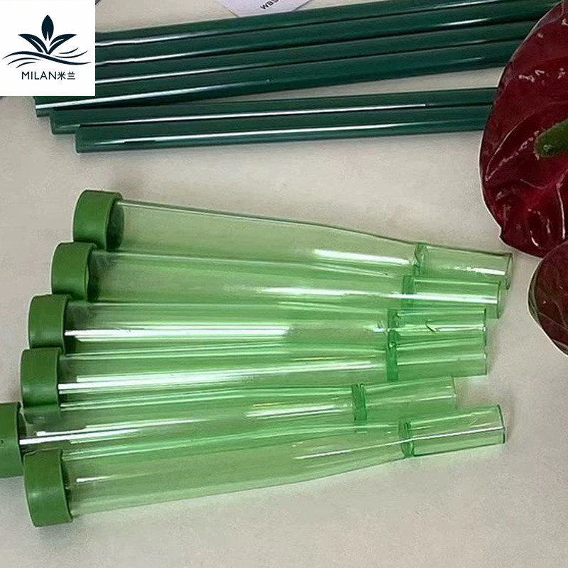 Orquídea de mariposa alargada tubo de orquídea de mariposa flor fresca tubo de nutrición transporte de flores tubo de almacenamiento de agua material de herramientas de flores DIY