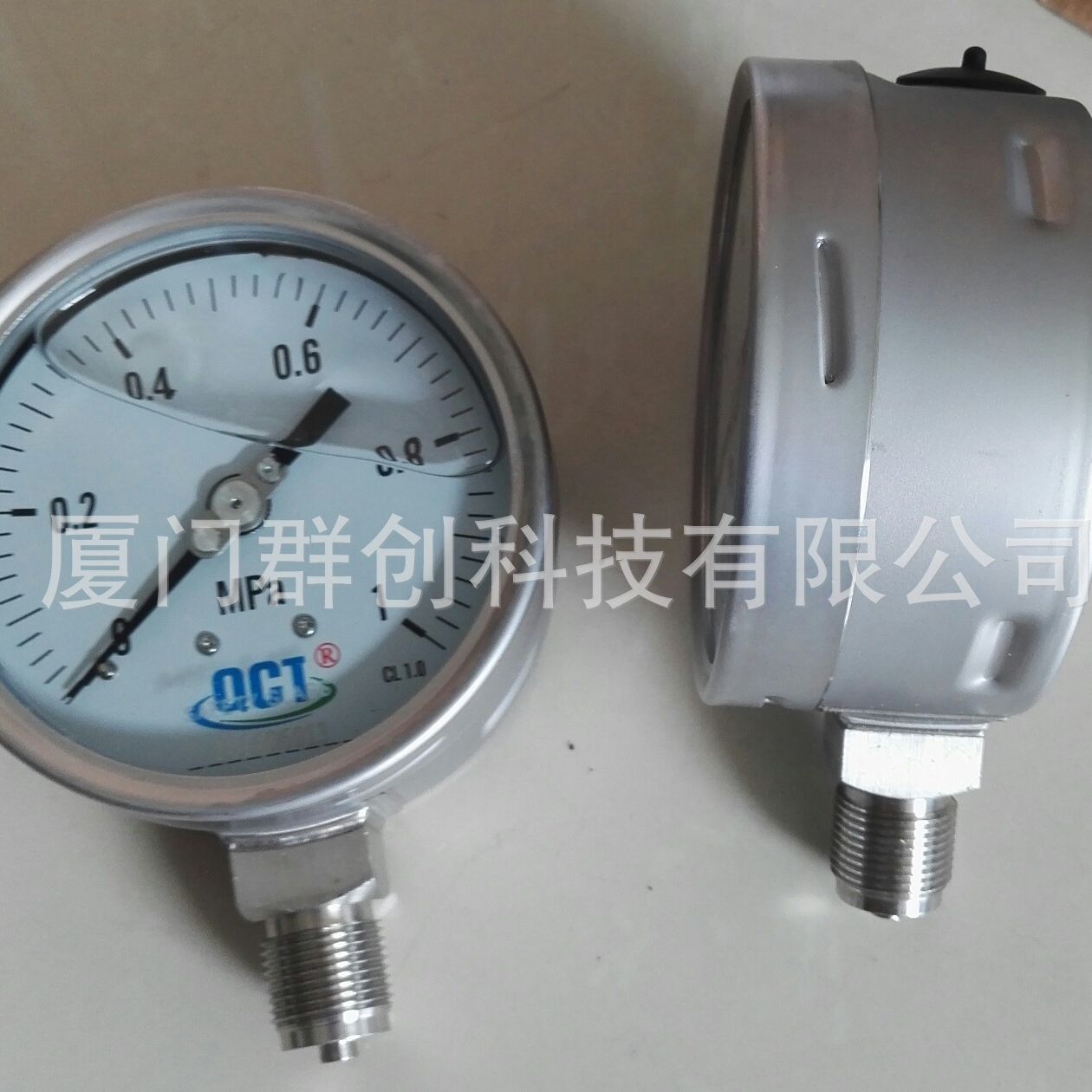 耐震压力表 YN60压力仪表耐高温隔膜不锈钢油表液压表压力表