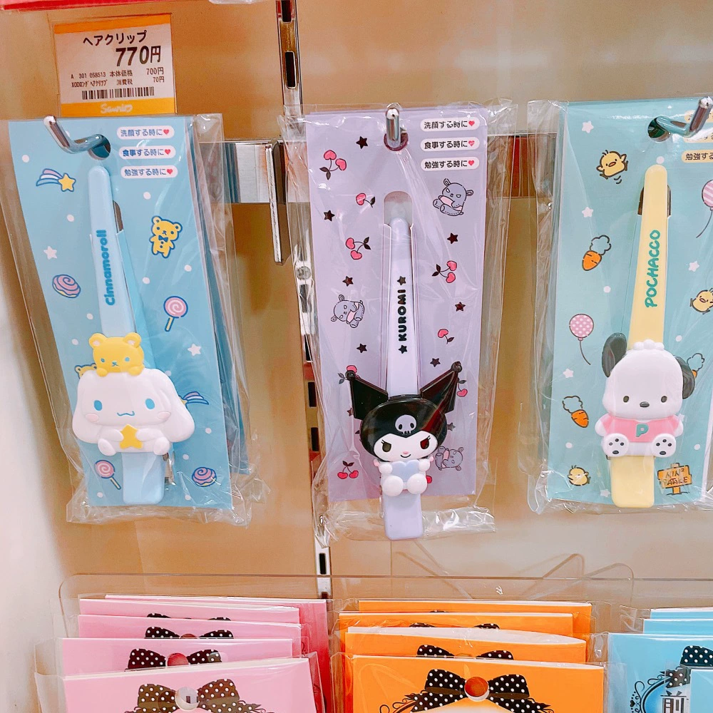 Заколка для волос (Hello Kitty) милый персонаж, зажим для челки, подарки ученикам, assorted colors