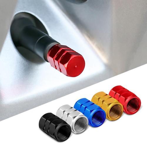 Aluminum alloy valve cap tire valve cap valve cap car tire cap anti-leak 4 pieces