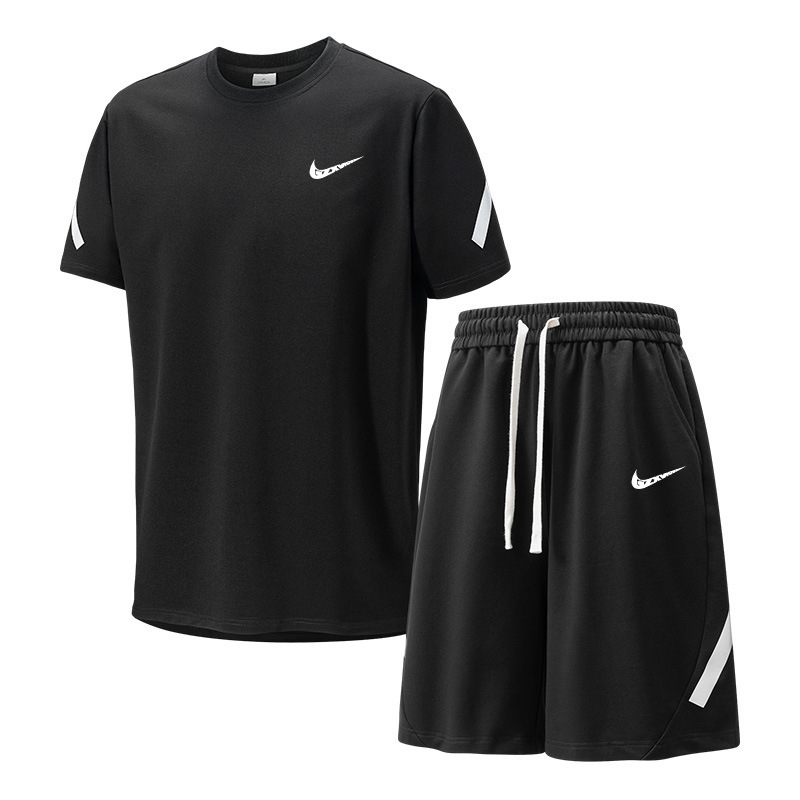Cross-border 2025 Summer New Men's T-shirt Couple Loose Cool Pure Cotton Solid Color Casual Short-sleeved Body T-shirt suit Cross-border 2025 Summer New Men's T-shirt Couple Loose Cool Pure Cotton Solid Color Casual Short-sleeved Body T-shirt suit