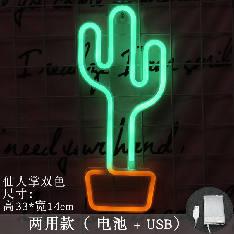 Lámpara de neón LED modelada luz nocturna dormitorio rojo en línea pared decoración lámpara de fiesta de cumpleaños atmósfera lámpara de color