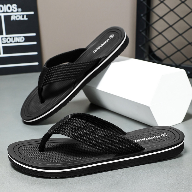 2025 verano vietnamita slippery zapatillas de hombre slippery zapatillas de playa transfronterizas zapatillas caseras slippery