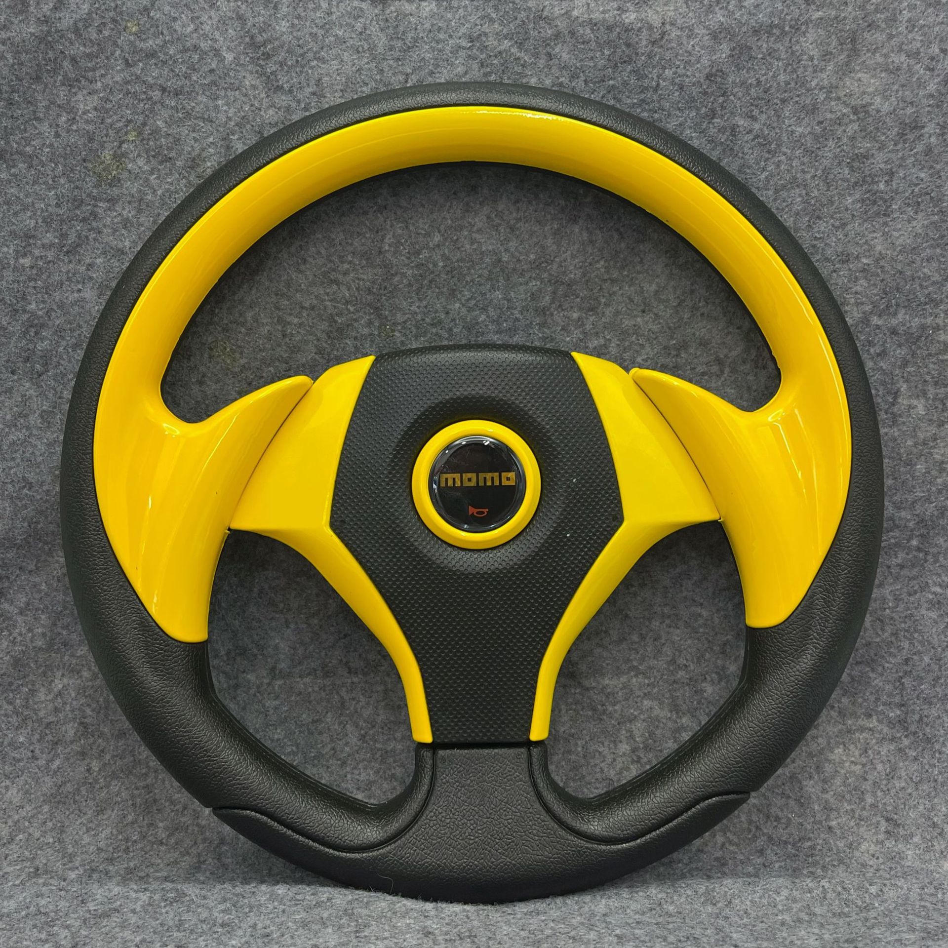 Customized Car Steering Wheel PU Imitation Racing Steering Wheel for Kart Racing Games 13inch Universal Steering Wheel