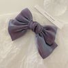 Zhou Yangqing's same bow hair clip clip super fairy mermaid jin -light satin girl back head springs jewelry