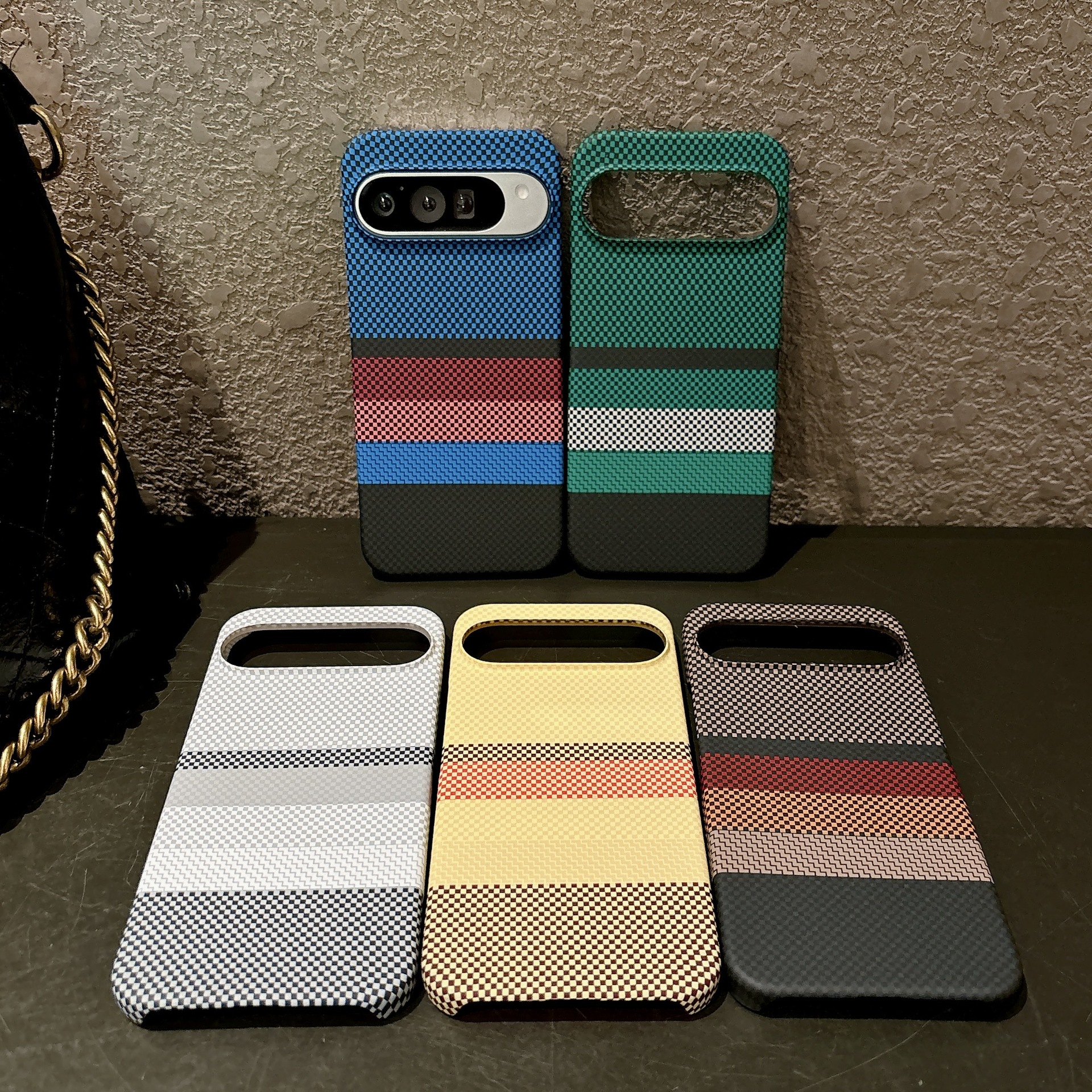 Suitable for Google pixel11ProXL strip Kevlar phone case Google 10A…