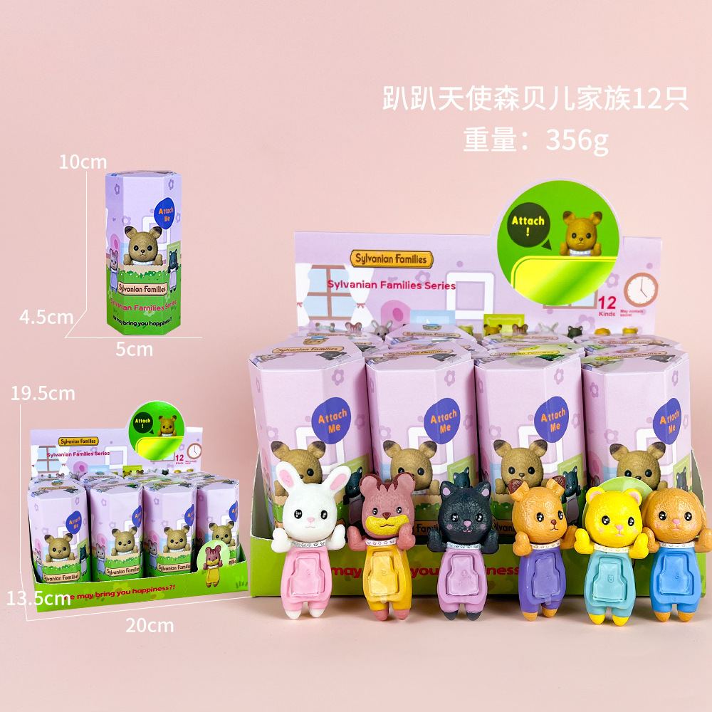 Figuras decorativas transfronterizas – adornos de coche o móvil, muñecos animados hechos a mano, venta por lotes