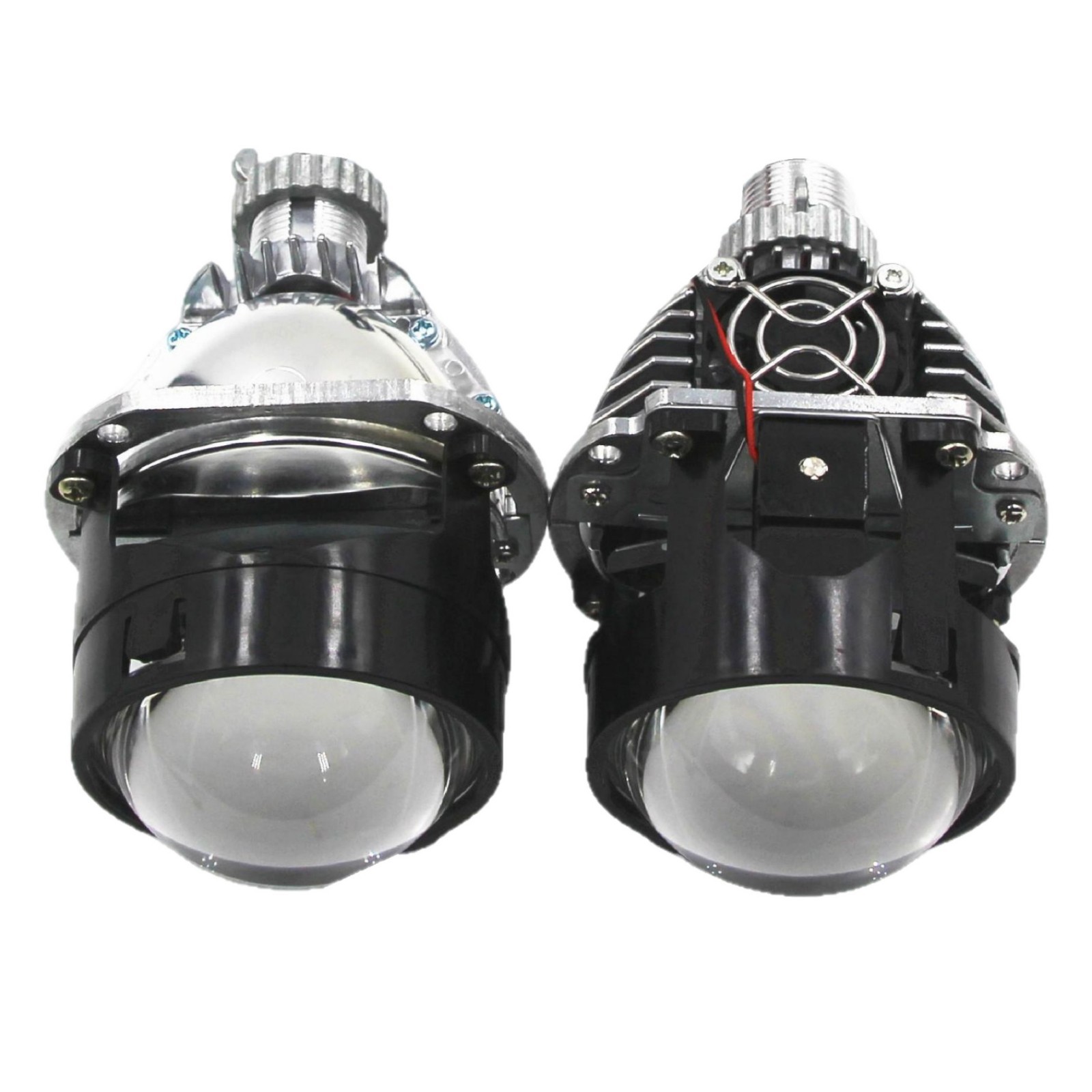 Mini 2,5 pulgadas LED de doble luz de la lente i2S resaltar inicio rápido del coche faro proyector impermeable LED Super brillante lente