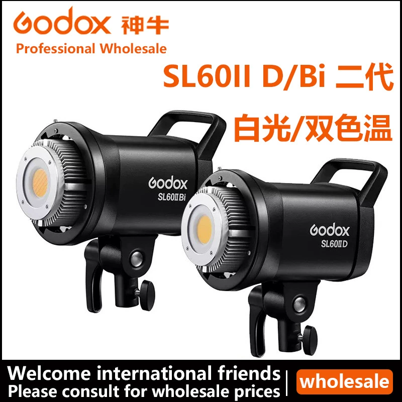 Светодиодная фотолампа Godox SL60II D/Bi второго поколения, светодиодный свет для фото, Taobao live-комната, двойной цветовой температуры, заполняющий свет