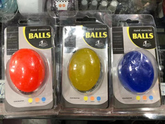 Vacuum-formed plastic egg-shaped grip trainer keyboard hand stress relief grip ball exercise massage recovery grip ball