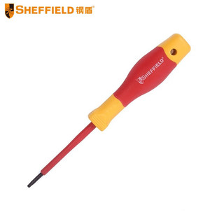 Steel shield SHEFFIELD S151001 double color handle insulated pattern screwdriver T10 * 70mm
