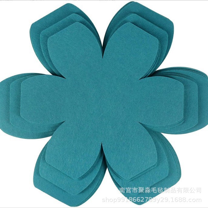 跨境现货供应加厚餐具垫锅垫毛毡隔热垫花形创意杯垫桌垫砂锅碗垫|undefined