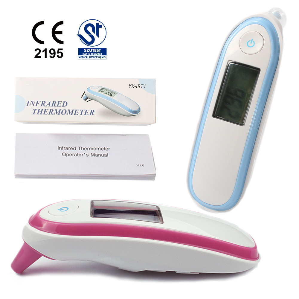 Children's Digital Thermometer, Adult Ear Temperature and Forehead Temperature Infrared Thermometer, Handheld Human Body Temperature Measurement Thermometer, Foreign Trade Model